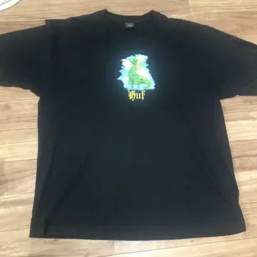 Huf 드래곤 프린트 티셔츠