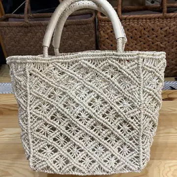 카렌 브로소 하나츠나기 바쇼 핸드백 베이지색 단 하나만