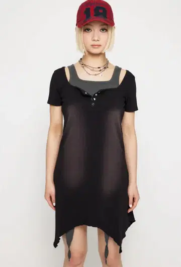 LAGUA GEM WASH 2PIECE 미니 원피스