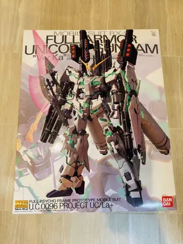 MG 풀 아머 유니콘 건담 Ver.Ka 1/100 스케일 건담 프라모델