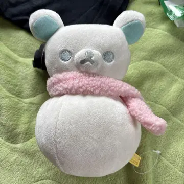 리락쿠마 호코리 윈터 봉제 인형 눈사람 초기 초레어