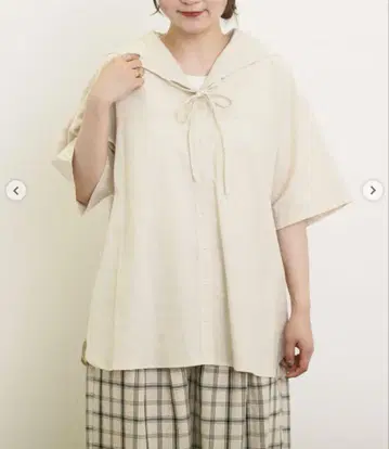 사만사 모스모스 세일러 카라 블라우스