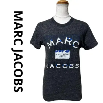 고품질 MARC JACOBS 마크제이콥스 프린트 티셔츠 반팔 그레이