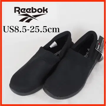 리복*새상품*슬립온*US8.5-25.5cm*블랙*O4696