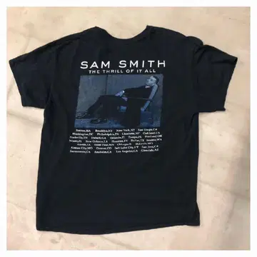 SAM SMITH 투어 티셔츠 L 사이즈
