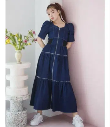 dazzlin CALNAMUR 콜라보 원피스