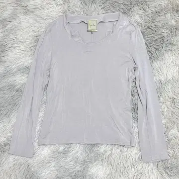 SYBILLA 시빌라 여성용 티셔츠 M 긴팔 무지 그레이 일본제