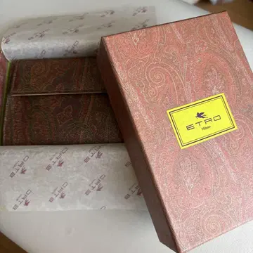 ETRO 페이즐리 무늬 접이식 지갑
