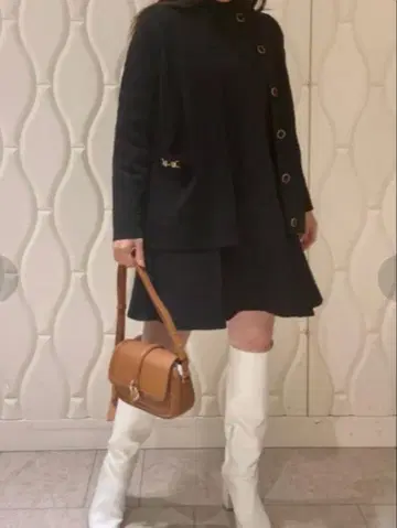 셀포드 로고 부푼 자카드 셋업