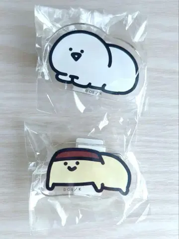 문구와 함께 아크릴 배지 문구 씨 푸딩 씨 문구 광장 한정판