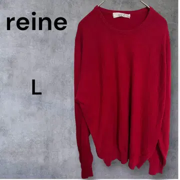 reine 렌 카프 슬리브 캐시미어 고급 니트 스웨터