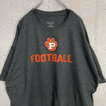 챔피온 팀 로고 풋볼 프린트 빅 사이즈 티셔츠 2XL