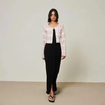Fit 패드 RIB 스퀘어 드레스 M 블랙