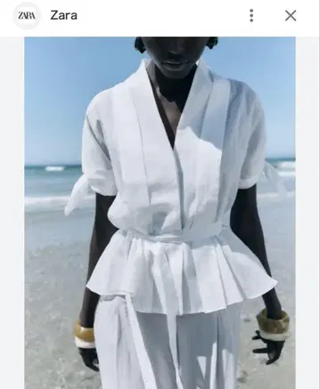 택 포함 새상품 자라 자라 상의
