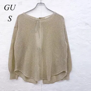 e4678 [지유] 메쉬 티셔츠 여성용 S 베이지 편안함