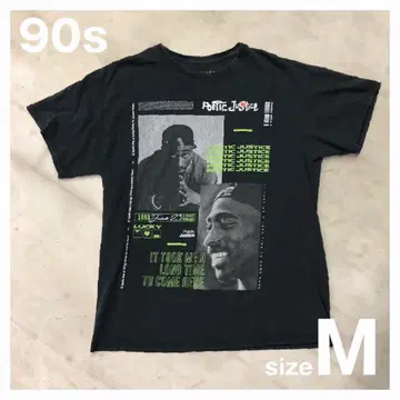 2PAC 90s Poetic Justice 티셔츠 M 사이즈