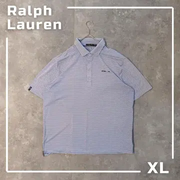 새상품급 랄프 로렌 RLX 골프 스트라이프 피케 셔츠 빅 실루엣