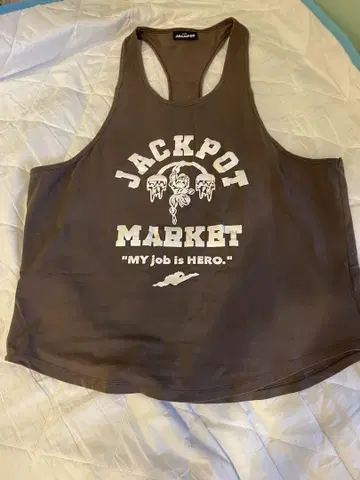 jackpotmarket 브라운 탱크탑 XXL