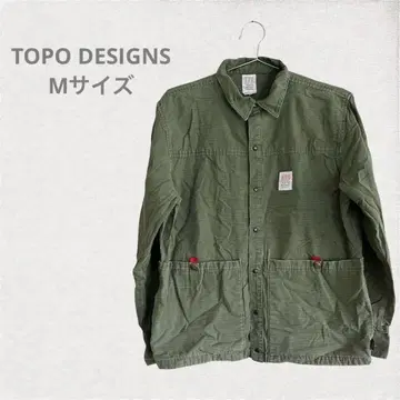 TOPO DESIGNS M 사이즈 자켓 올리브 그린