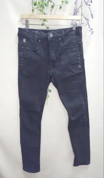 G-star RAW D-STAQ 3D SLIM 블랙 데님 스키니 L