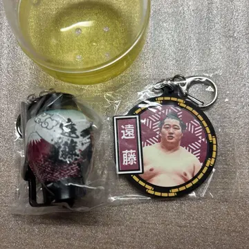 스모 가챠 엔도 키링 2개 세트