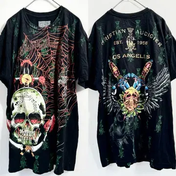 CHRISTIAN AUDIGIER 티셔츠 y2k 큐빅 L 사이즈