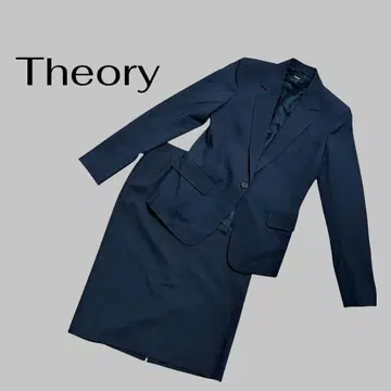 Theory 띠어리 스커트 수트 네이비 0 사이즈