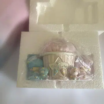 새상품 산리오 리틀트윈스타 키키라라 핑크 쿠션 소품함