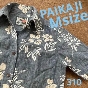 카리유시 의류 여성용 PAIKAJI 파이카지 오키나와 M 셔츠