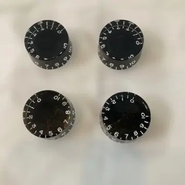 Gibson 깁슨 블랙 스피도 노브 4개 세트