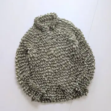 빈티지 팝콘 탑 블라우스