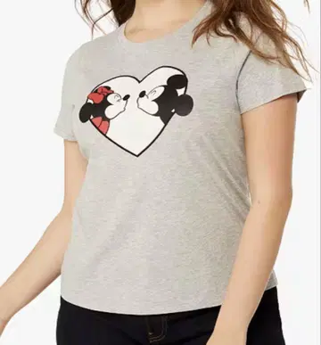 kate spade 미키 미니 반팔 티셔츠 그레이