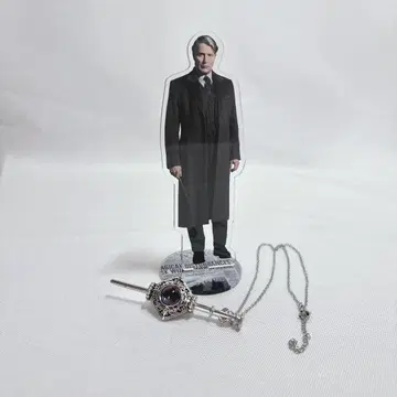 그린델바르트 아크릴 스탠드 목걸이 세트