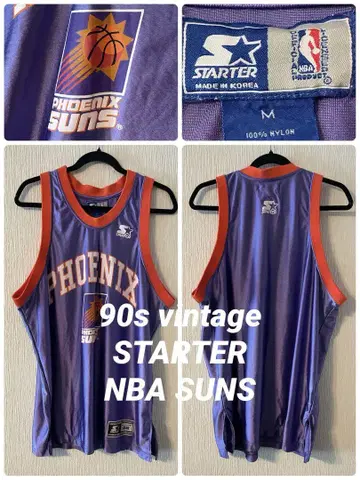 빈티지 90s NBA STARTER 남성용 M 46 유니폼 샌즈