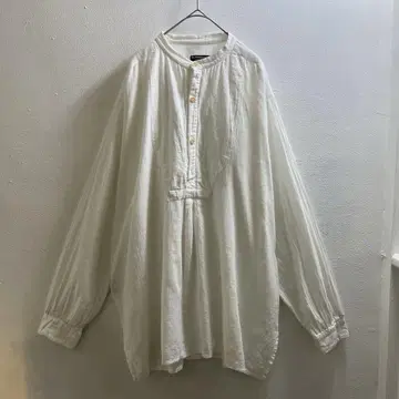 'USA 90s 빈티지 미국 풀오버 셔츠 빈티지 화이트