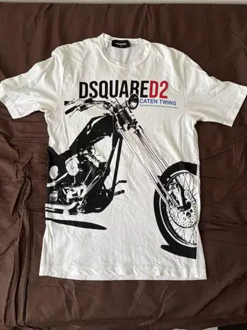 DSQUARED2 바이크 프린트 티셔츠 S