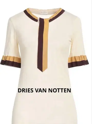 DRIES VAN NOTTEN 티셔츠/촉촉한 소재/미사용 새상품