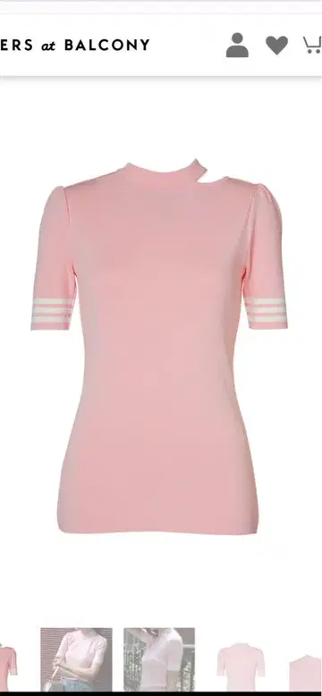 보더스 앳 발코니 CUTOFF RAYON KNIT