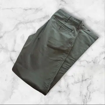 유니클로 속기모 치노 팬츠 카키 허리 79cm