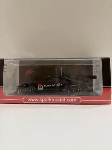스파크 혼다 NSX-GT 트랙 테스트 2022 1/43 한정판