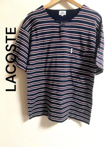 LACOSTE 라코스테 보더 티셔츠 M