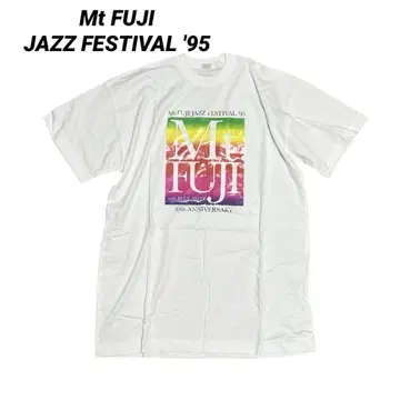 미사용 Mt FUJI JAZZ FESTIVAL 95 티셔츠 화이트 L