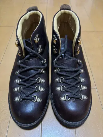 Fracap 다크 브라운 워크 부츠 마운틴 부츠 파라부트