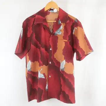 새상품급 70년대 VINTAGE KUNA COAST 오픈 카라 셔츠