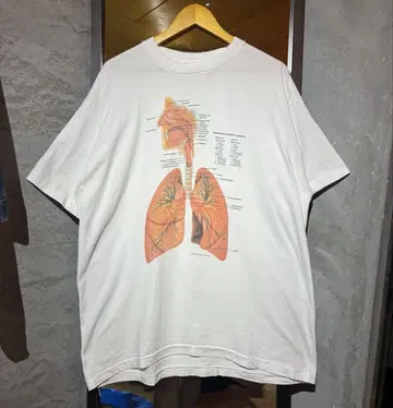 90년대 해부학 차트 티셔츠