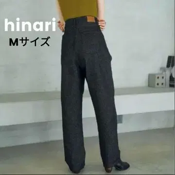 hinari 히나리 하이 웨스트 데님 스트레이트 블랙 검정 M