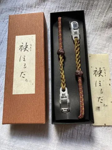 교토에서 발견한 멋진 소매 홀더 일본 정통의상 소품 클립식 뜨개질용