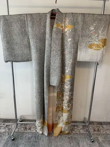 호몬기 꽃무늬 그레이