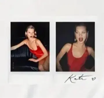 케이트 모스 KATEMOSS 티셔츠 슈퍼 모델 사인 레어