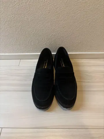 KENFORD 스웨이드 로퍼 BLACK